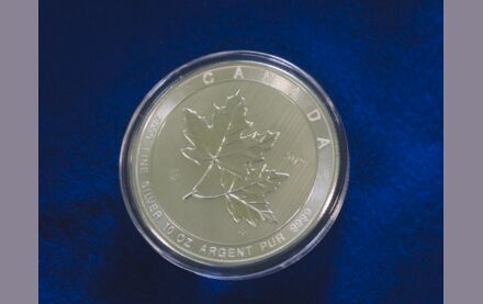 Silbermünze Maple Leaf 2014 - 10 Unzen Feinsilber Kanada: