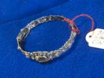 Vintage Antikes Silberarmband 835 Altsilber mit großem Citrin