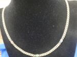 Collier - Panzer Goldkette mit Edelsteinen -Rubin - Smaragd - Saphir