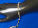 Panzerarmband / Armkette mit 3 Edelsteinen