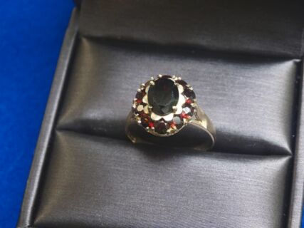 Vintage Goldring mit Granaten