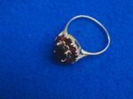 Vintage Goldring mit Granaten
