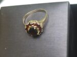 Vintage Goldring mit Granaten