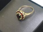 Vintage Goldring mit Granaten