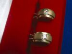 Goldene Ohrclips mit Zirkonia