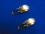 Goldene Ohrclips mit Zirkonia