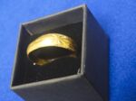 Goldener Herren Ring "Asiatisch" 96,5 Feingold - 23,2 Karat - 7,4 Gramm