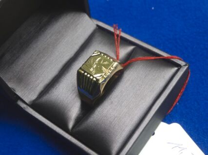Goldener Herren Ring - personalisiert - 11,3 Gramm - 18 Karat - Meisterpunze