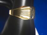Goldener Herren Ring - personalisiert - 11,3 Gramm - 18 Karat - Meisterpunze