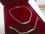 Exklusives Schmuckset Collier & Armband 14 Karat - Brillanten