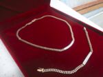 Exklusives Schmuckset Collier & Armband 14 Karat - Brillanten
