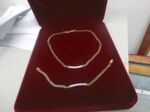 Exklusives Schmuckset Collier & Armband 14 Karat - Brillanten