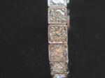 Exklusiver Diamant Ring 14 Karat WG Memoire Ring