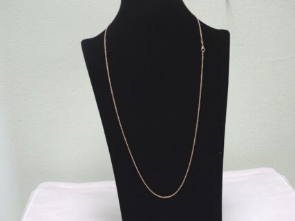 Sehr feine Goldkette 18 Karat - extra lang - 60 cm