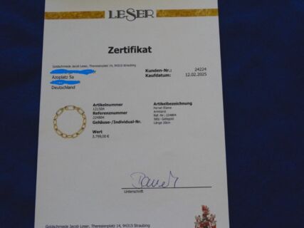 Goldenes Ferrari Elaine Armband 14 Karat