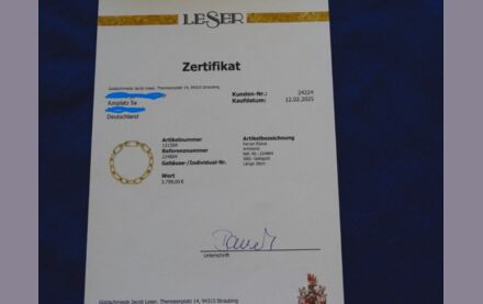 Goldenes Ferrari Elaine Armband 14 Karat