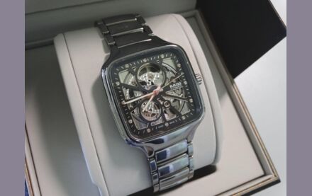 RADO - True Square 38 mm Skeletto - Keramik - mit Garantie