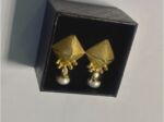 Designer Ohrstecker (HILZ Design) 18 Karat - Perlen - Brillanten