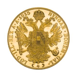 Goldm&uuml;nze 4 Dukaten 1915 Franz Joseph - NP