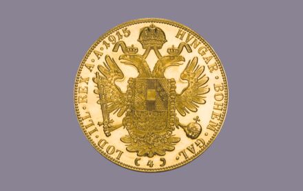 Goldm&uuml;nze 4 Dukaten 1915 Franz Joseph - NP
