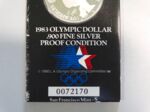 Olympic Dollar 1983 limitiert 900 Feinsilber