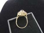 Antiker goldener Granat Ring 14 Karat voll Gold