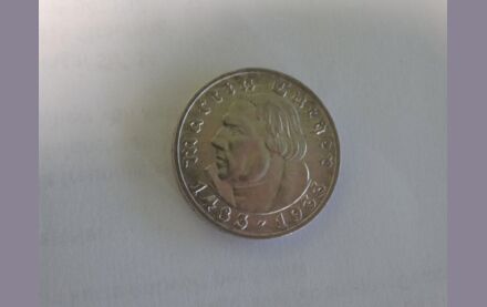 5 Reichsmark "Deutsches Reich" 1933 - Martin Luther - 450 Jahre