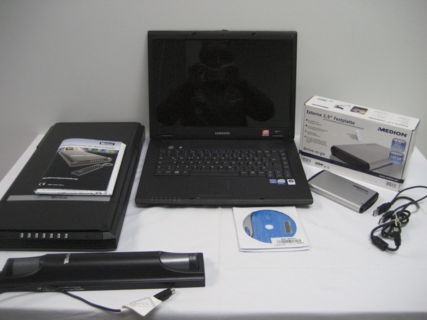 Fotoscanner Medion, Festplatte Medion, Lap Top Samsung