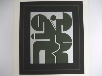 Farbserigraphie - Georg Bernhard