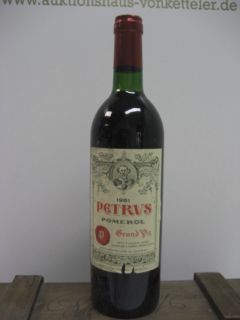 Petrus Pomerol 1981 - Grand Vin