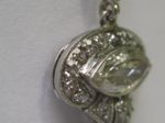 Art Deco - Diamant Platin Anhänger