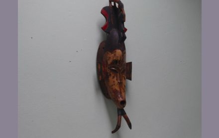 Afrikanische Holzmaske Antik