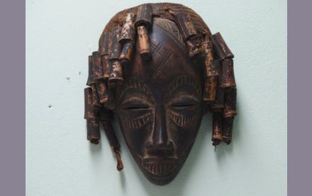 Afrikanische Holzmaske Antik