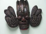 Holzmaske aus Sri Lanka