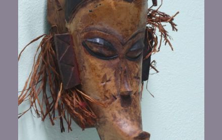 Afrikanische Holzmaske Antik