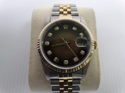 ROLEX Uhr Datejust Unisex 36 Vintage