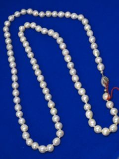 Perlencollier Südseeperlen 60 er Jahre