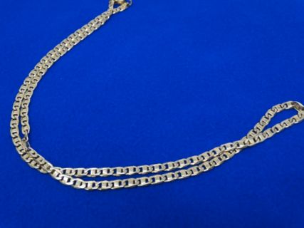 Halskette lang 18 Karat 750 er Gold