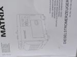 Stromerzeuger - Notstromaggregat - MATRIX PG 6000-D-Silent NEU