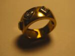 Designer Damenring - 585 er Gold - Brillanten