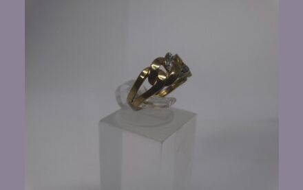 Damen Goldring 333 er Gold - Brillanten