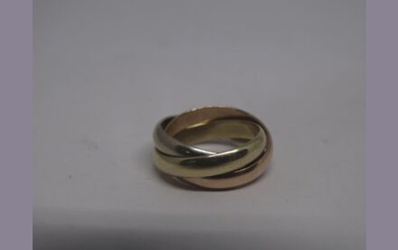 Damenring - 585 er Gold - Tricolor