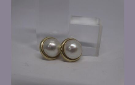 Ohrstecker 585 er Gold mit Perle