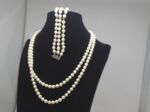 Perlenketten Set - Collier und Armband