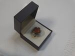 Solitär - Ring Achat - Druse 925