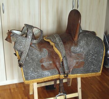Osmanisch / Marokkanischer Prachtsattel / Fürstensattel um 1800