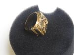 Herrenring - Siegelring - groß - 14 Karat - 585 er Gold
