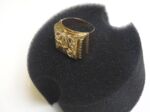 Herrenring - Siegelring - groß - 14 Karat - 585 er Gold
